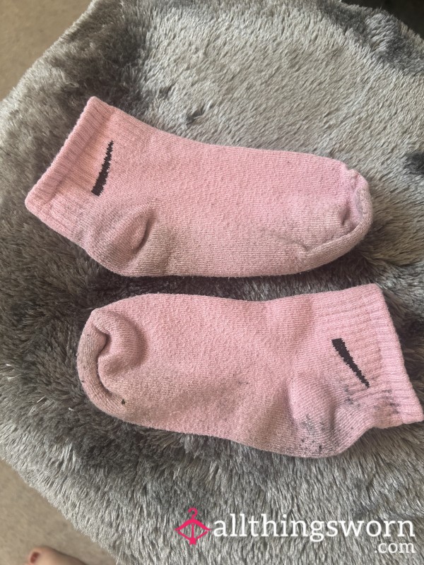 My Pink Trainer Socks