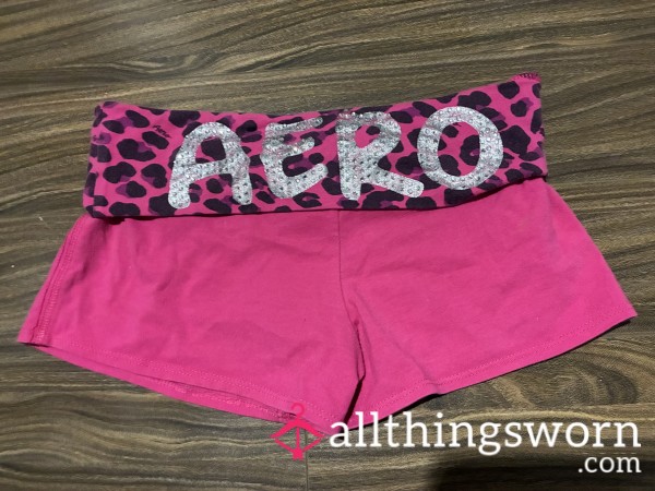 My Pink Workout Booty Shorts