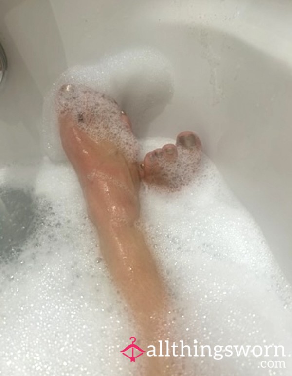 My Playful Soles Taking A Bath