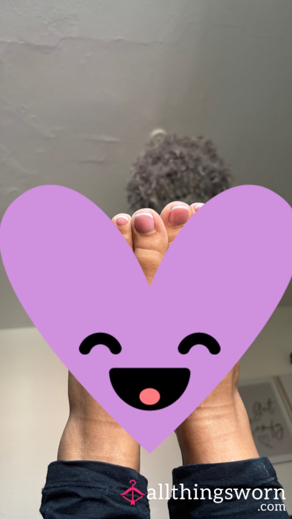 My Pretty Feet After A Mani And Pedicure 👣😮‍💨