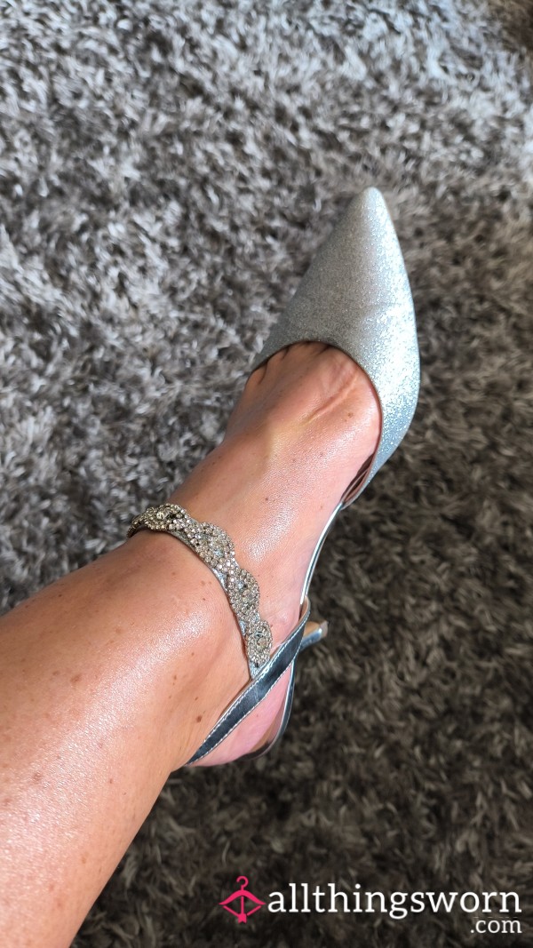 My Pretty Feet In Sparkling Heels