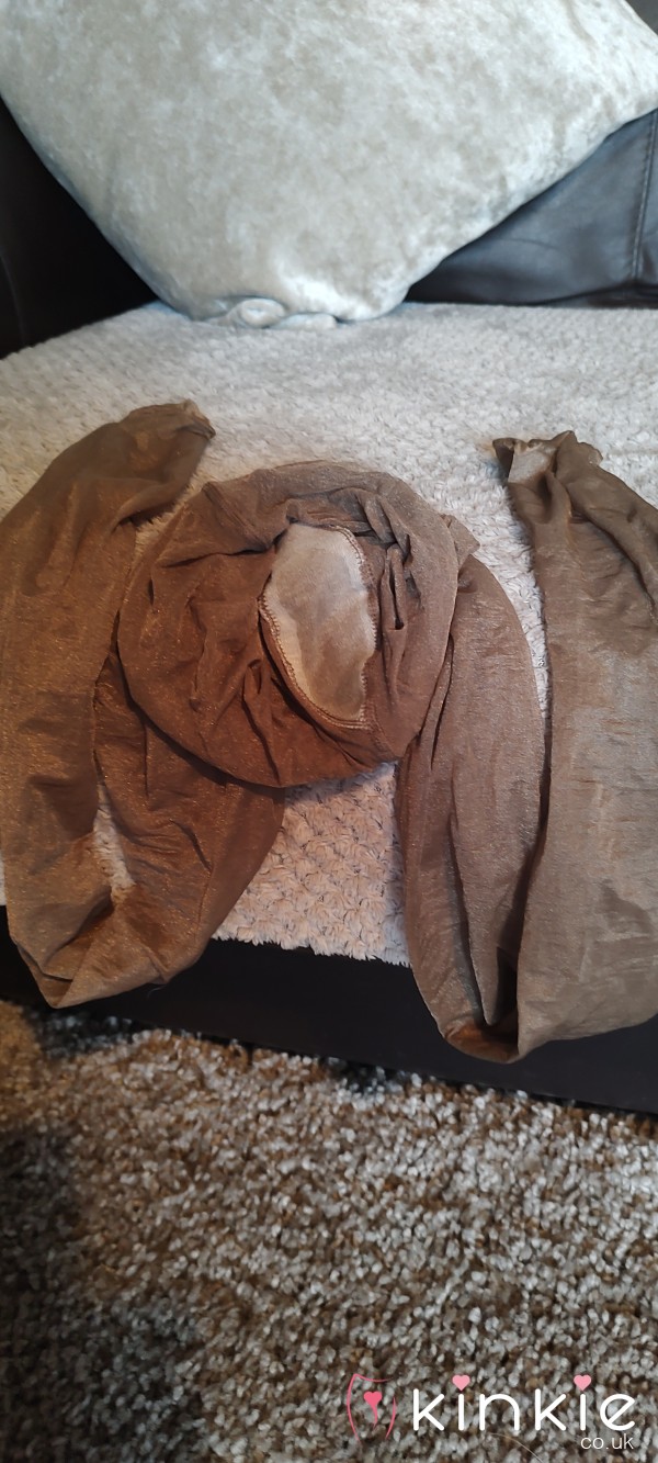 My Pu**y Scent Work Tights,worn All This Week Without Knickers.