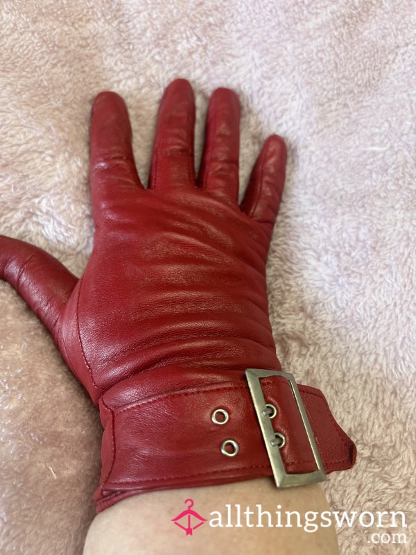 My Red Leather Gloves