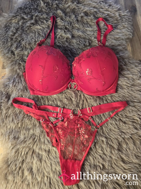 My Red Lingerie Set 🥵❤️