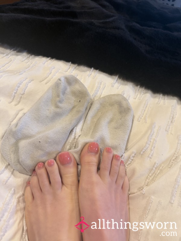 My Running Socks I Have I Have Just Removed After A 10k Run This Morning.