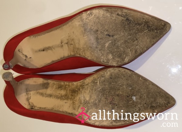 My S**y High Heels Trashed 😷 LOVE Sweaty Toe Prints