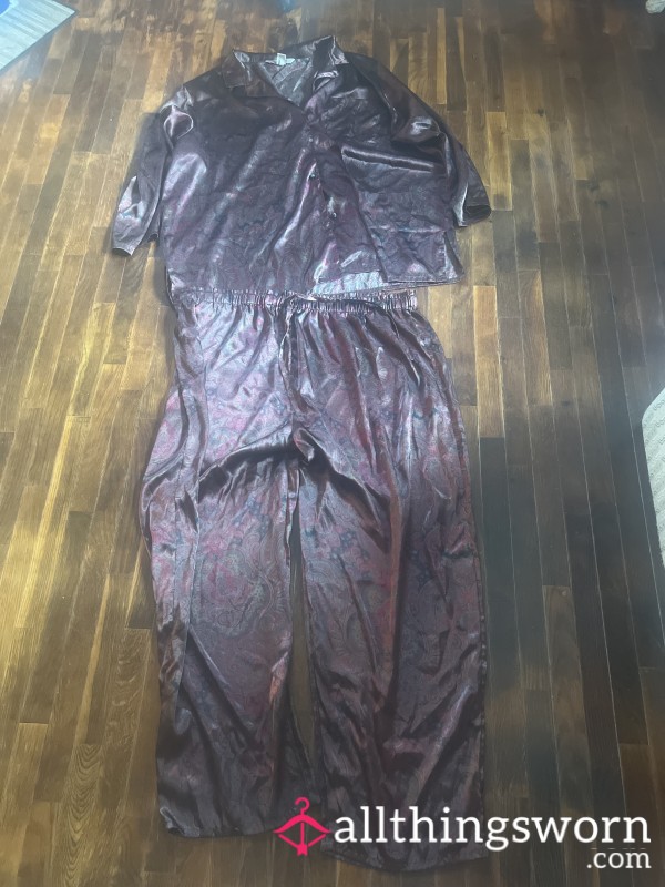 My Silky Satinysleep Pajamas Comes With Seven Day Wear Size 2628