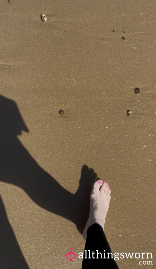 My Size 5’s Walking Along The Beach