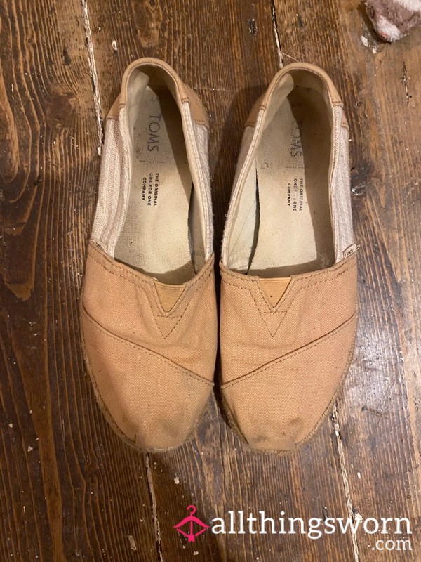 My Smelliest Well Worn Toms Shoes