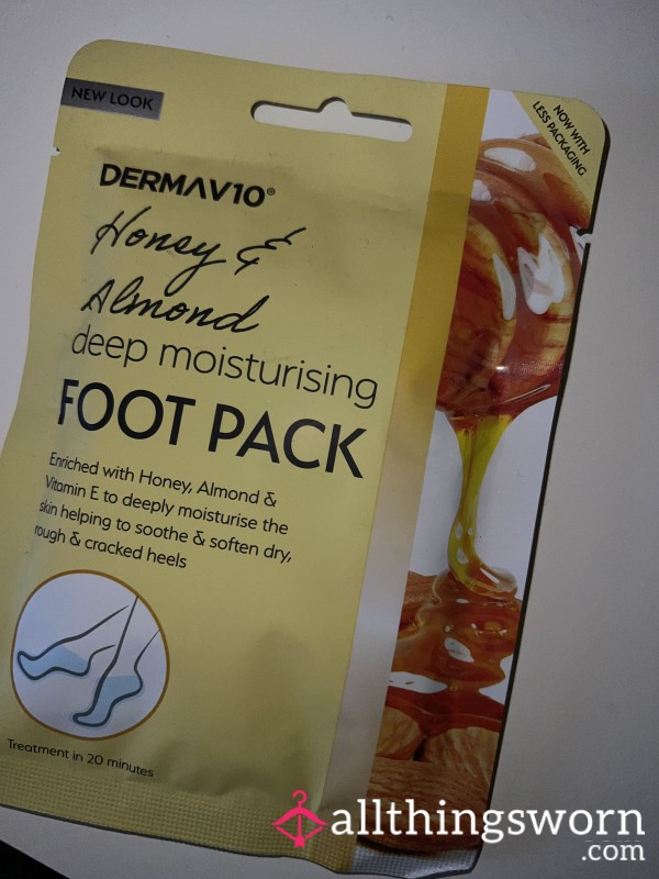 My Soft, Sweaty Foot Mask – Worn & Sealed 🦶