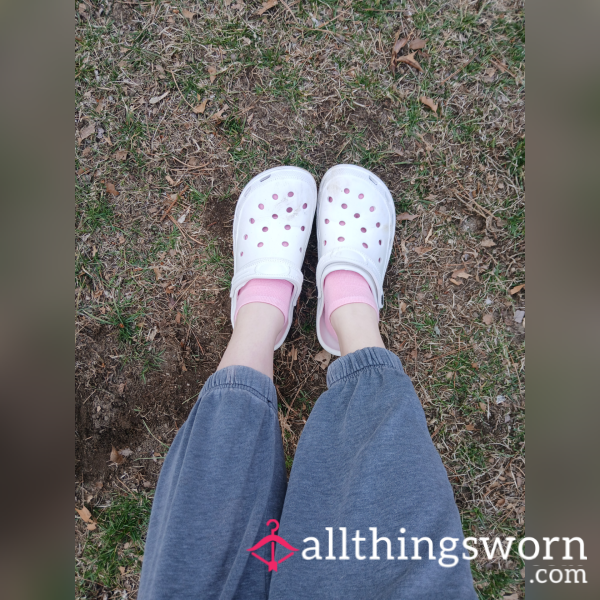 My Stinky Dirty White Off Brand Crocs