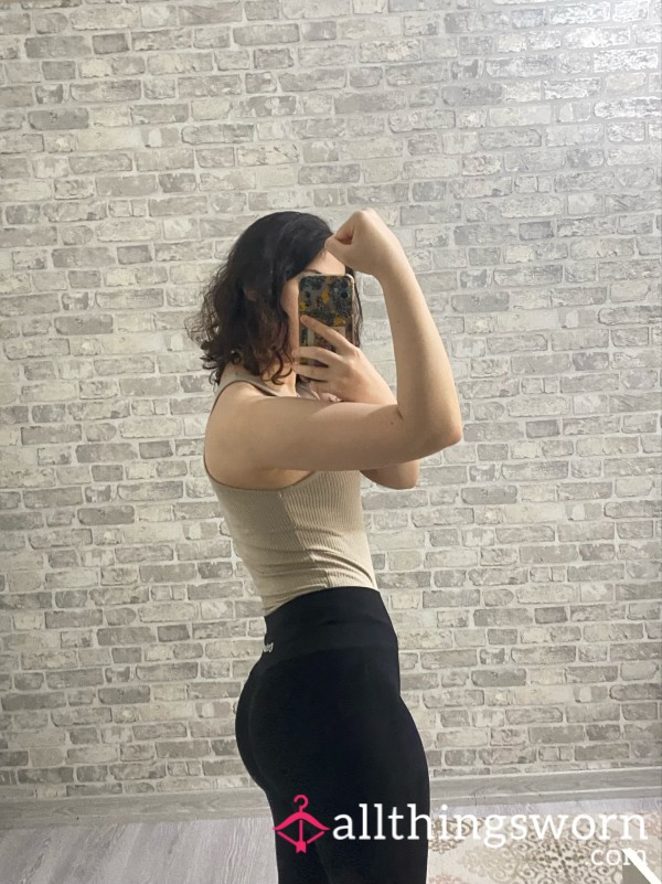 My Sweaty Leggings After Hard Work In The Gym 💪...