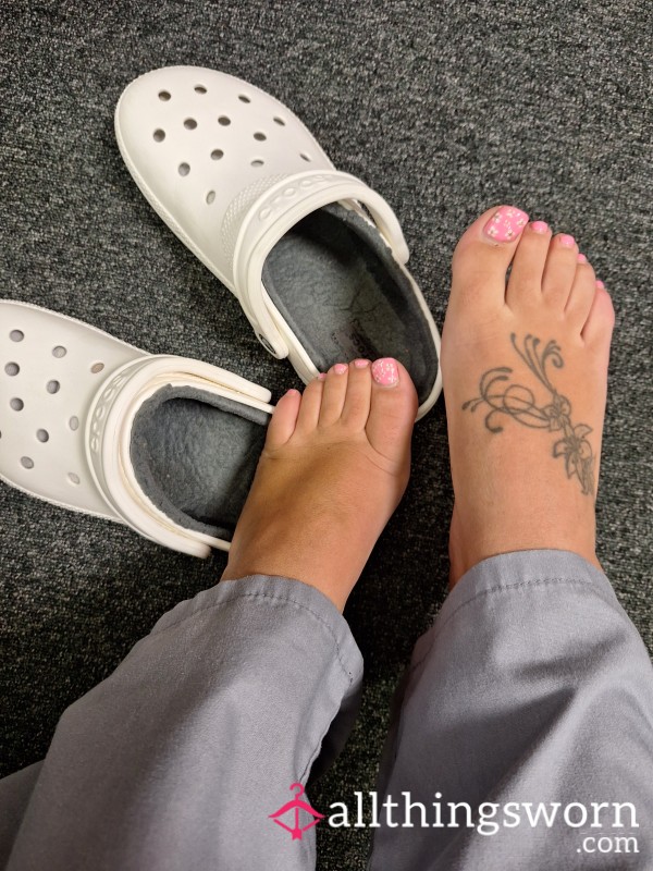 My Sweaty Nursing Crocs