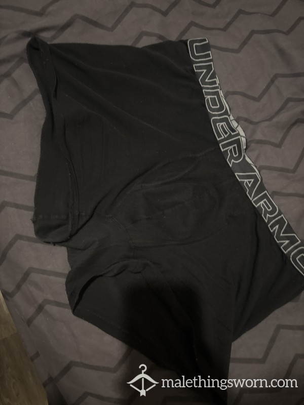 My Sweaty Size Large Under Armour Boxers
