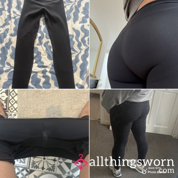 My Sweaty, Well Worn Black Gym Leggings