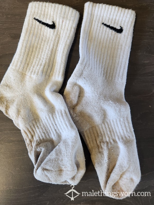 My Sweaty White Nike Socks 🧦