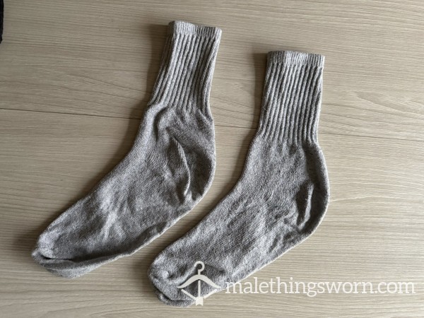 MY SWEATY WORN SOCKS.