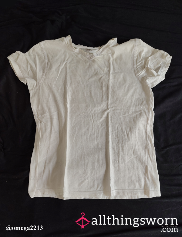 My Sweaty, Heavily Yellowing, White Workout Shirt