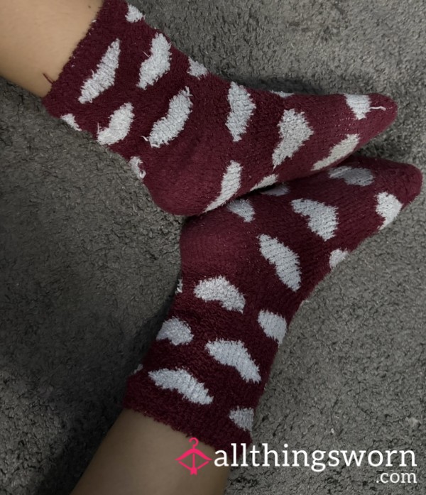 My Thick, Fluffy, Well Used Socks – Worn Just For You