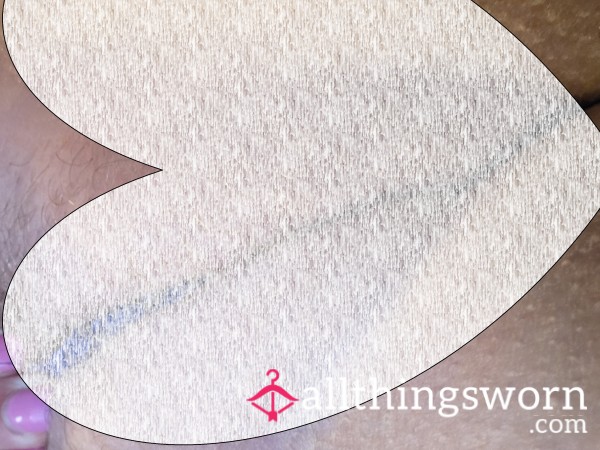 My Tired Pu**y With My Panties Soaking Up The C*m.