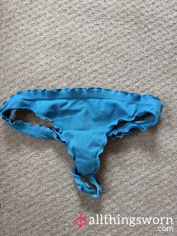 My Used & Abused Blue Panties💙