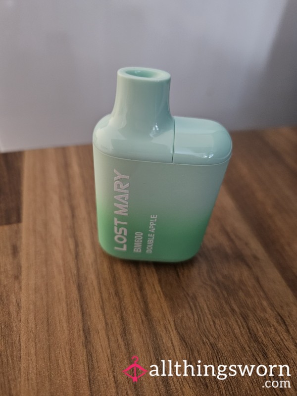 My Used Apple Flavoured Vape – Soaked In My Sp*t & Warm Breath 🍏