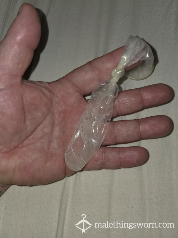 My Used Condom With Fresh Sperm ☺️💦