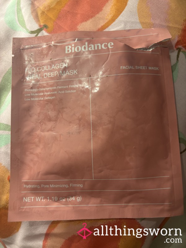 My Used Face Mask 8 Hours Wear