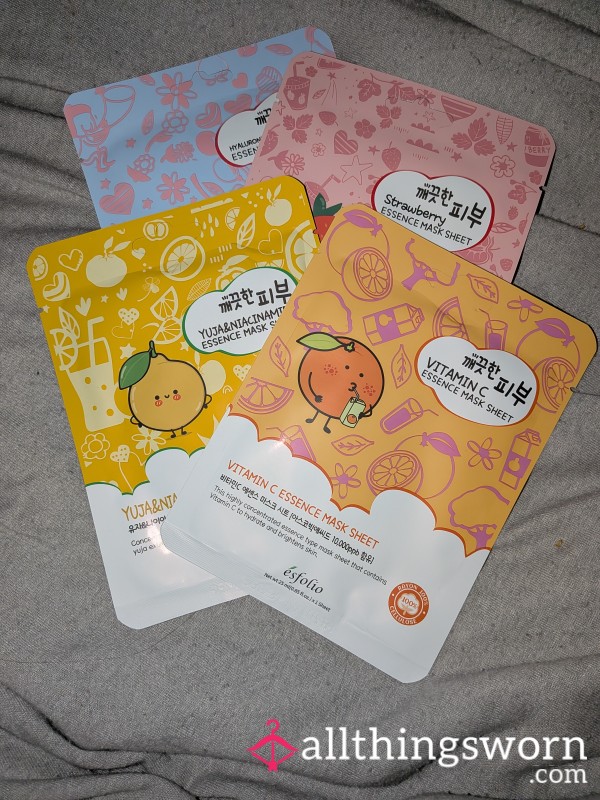 My Used Face Mask After A Long Day 💋