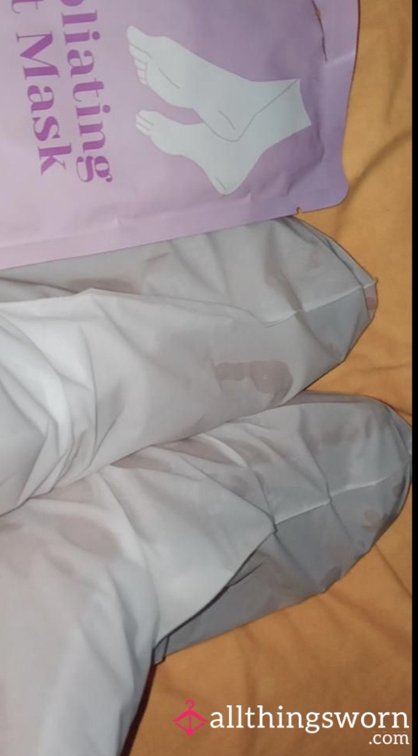 My Used Foot Mask Packets