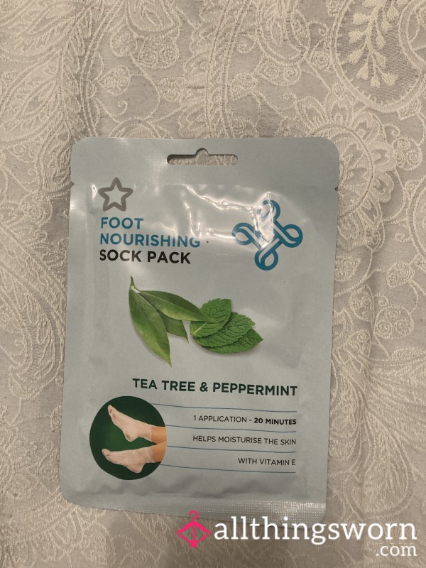My Used Foot Mask: Steeped In Goddess Luxury