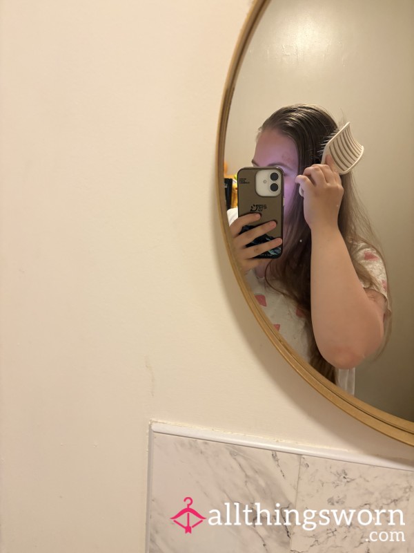 My Used Hairbrush – Full Of My Hair & Personal Touch