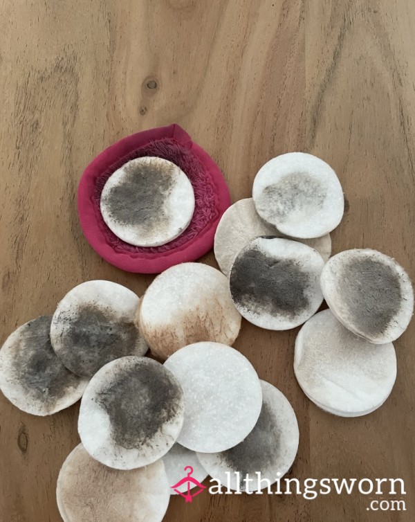 My Used Makeup Remover Pads.