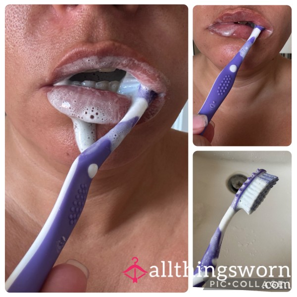 My Used Toothbrush And Minty Sp*t