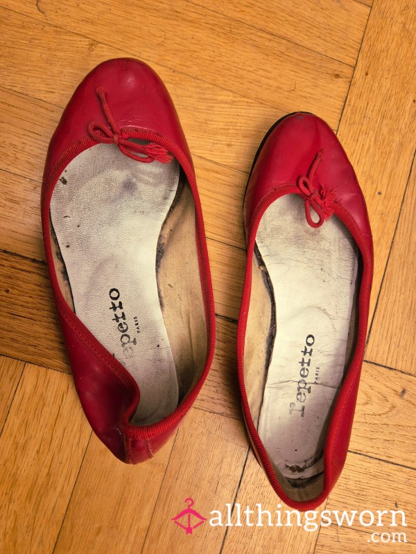 My Very Well-Worn And Stinky Repetto Ballet Flats