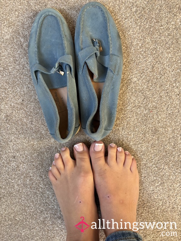 My Very Well Worn Work Shoes Loafer Flats