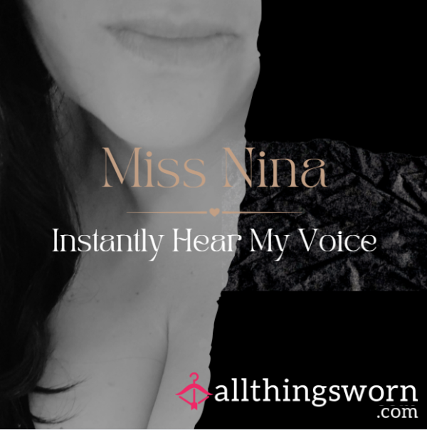 Instantly Hear My Voice 🖤 A Little Teaser😉