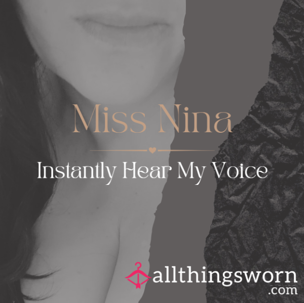 Instantly Hear My Voice 🖤 A Little Teaser😉