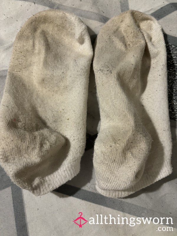 My Was White Trainer Socks