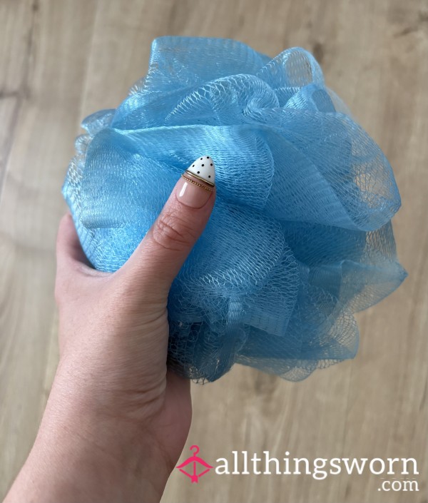 🛁 My Well Used Blue Bath Puff 🛁