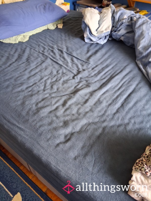 My Well Used King Size Bed Sheet