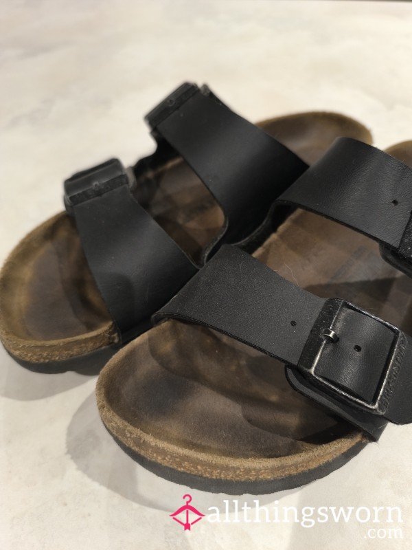 My Well Worn Birkenstock Arizonas