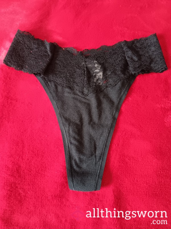 Black Thongs.