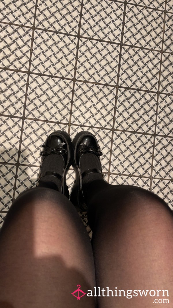 My Well-worn Dolly Shoes Size Uk 4… C*m Get Them