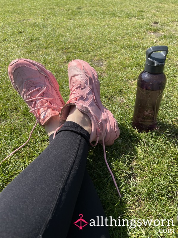 My Well Worn Hot Pink Gym Trainers Sneakers