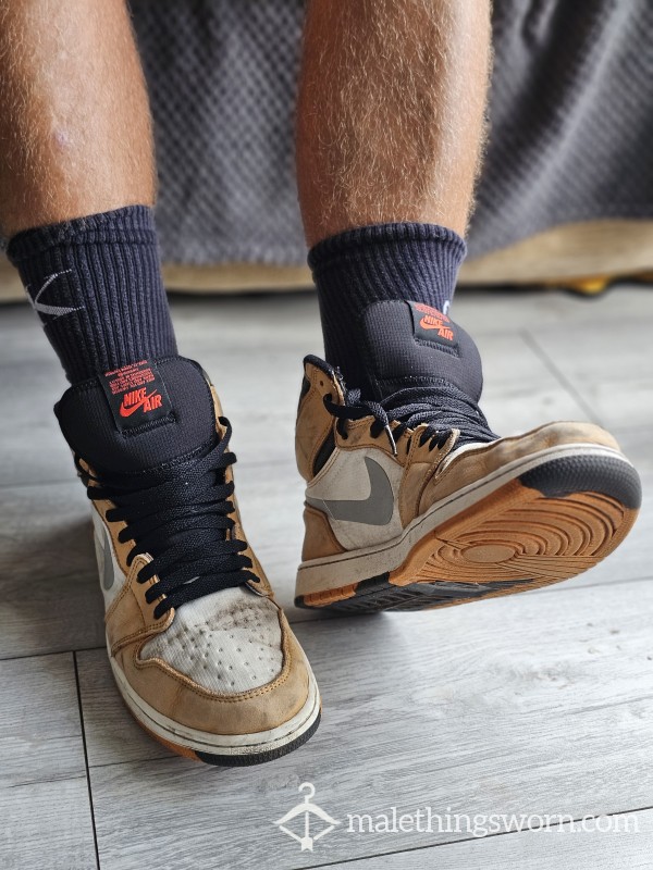 My Well Worn Nike Jordans
