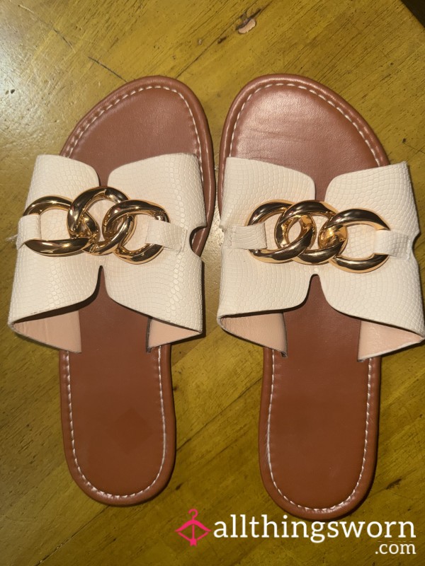 My Well-Worn Sandals – Ready To Be Cleaned By You