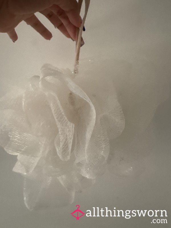 My White Daily Shower Scrunchy