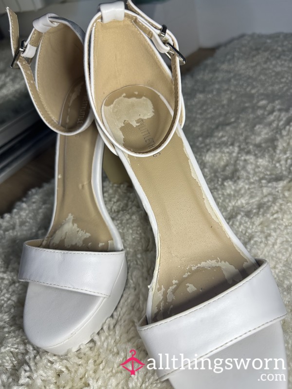 My White Heels- Probably OVER Worn🙈😍
