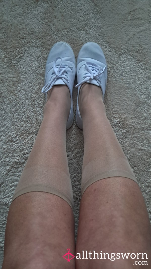 My White Work Pumps